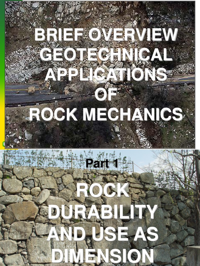 Rock Mechanics-Pt1 | PDF