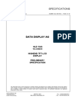 Data Display Ag: Specifications