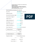 Pile Set Calculation (Hiley's Formula)