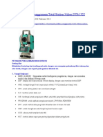 CARA MUDAH MENGGUNAKAN TOTAL STATION NIKON DTM SERIES