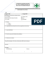 Form Discharge Planning PKM