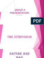 Group 4 Presentation: Mini Symposium