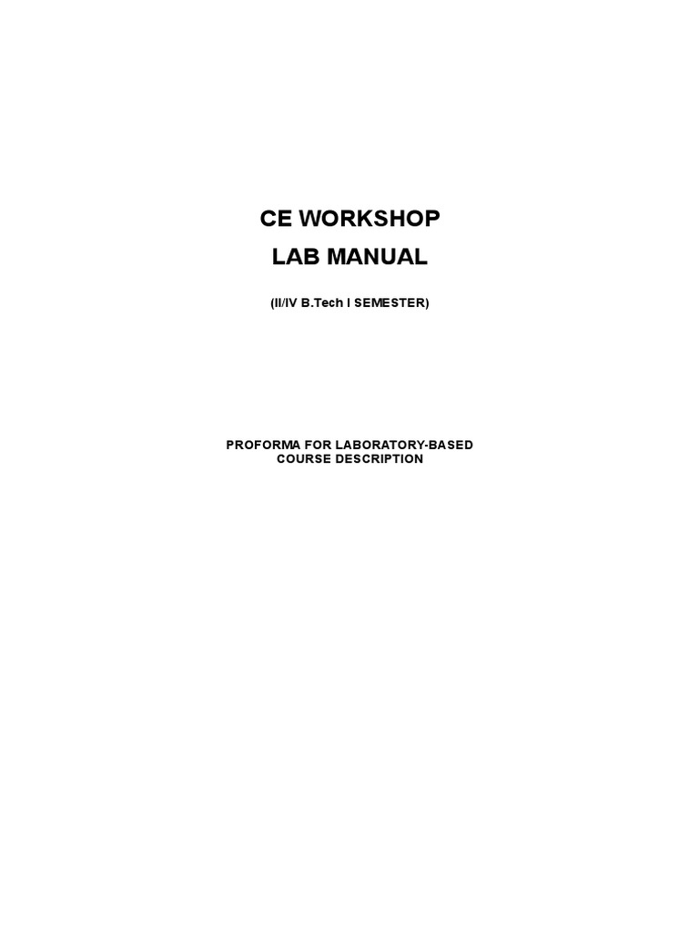 Ce Lab Manual PDF Read Only Memory Computer Data Storage