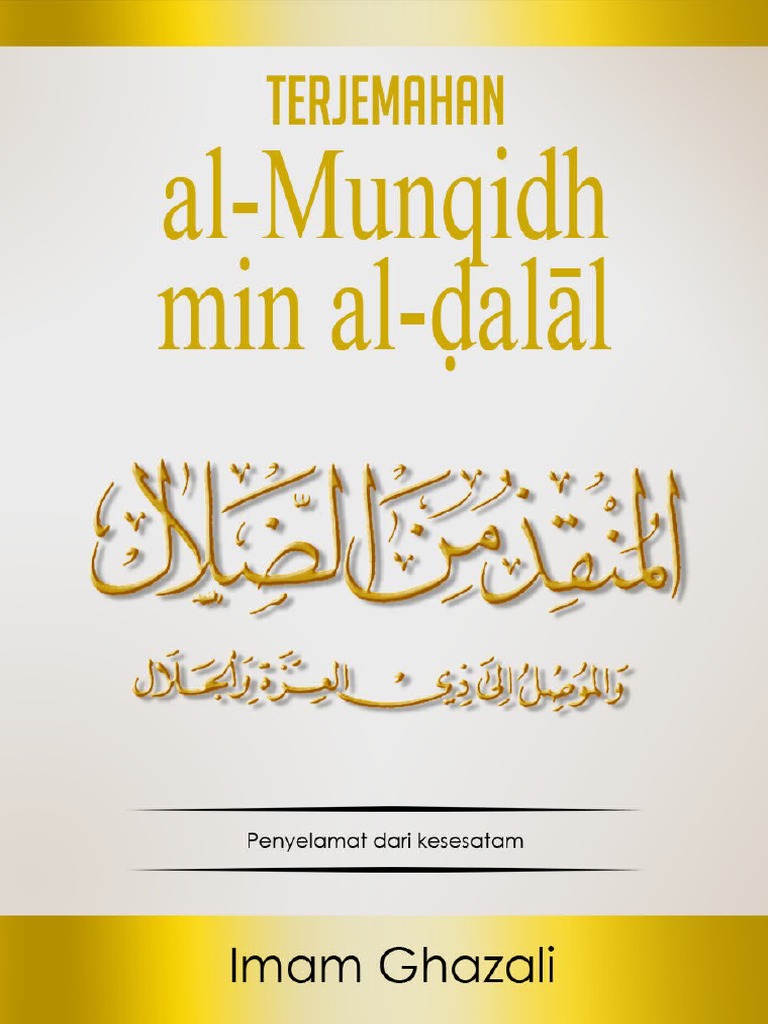 Munqid Penyelamat Dari Kesesatan Imam Al Ghazali Pdf