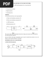 Parameters of Two Port Network