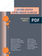 Jenis-Jenis Publikasi Ilmiah