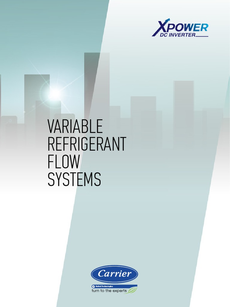 Carrier VRF 2018 en PDF Air Conditioning Hvac