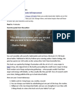 PowerOfHabit Notes PDF