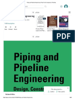 Piping and Pipeline Engineering: Full Description