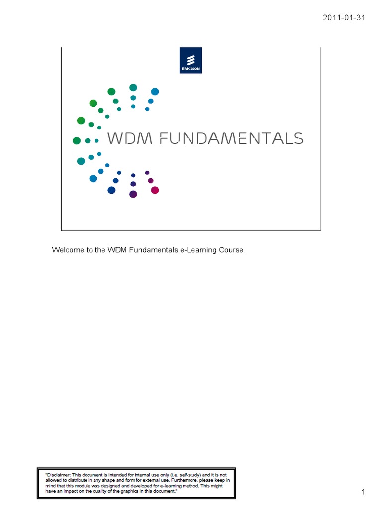 WDM Transmission Technology Overview | PDF | Dispersion (Optics ...