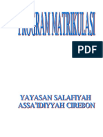 Program Matrikulasi Yayasan Salafiyah Assa'idiyyah Cirebon