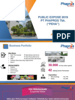Public Expose 2019 PT Phapros Tbk. ("PEHA") : JW Marriott Hotel