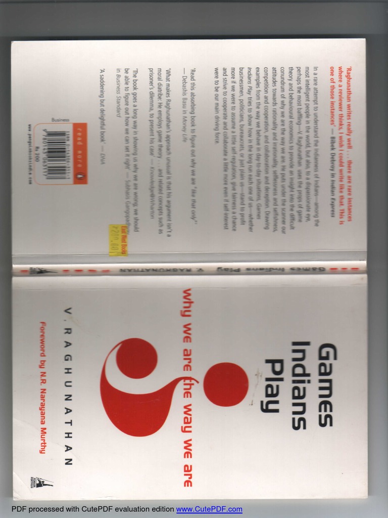 Games Indians Play | PDF