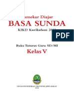 Buku Guru Sunda KLS 5 - 2014 PDF