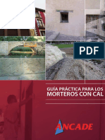 Ancade (Spanish Lime Association) - Guia Practica Para Los Morteros Con Cal (brochure).pdf