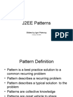 J2EE Patterns: Slides by Igor Polevoy