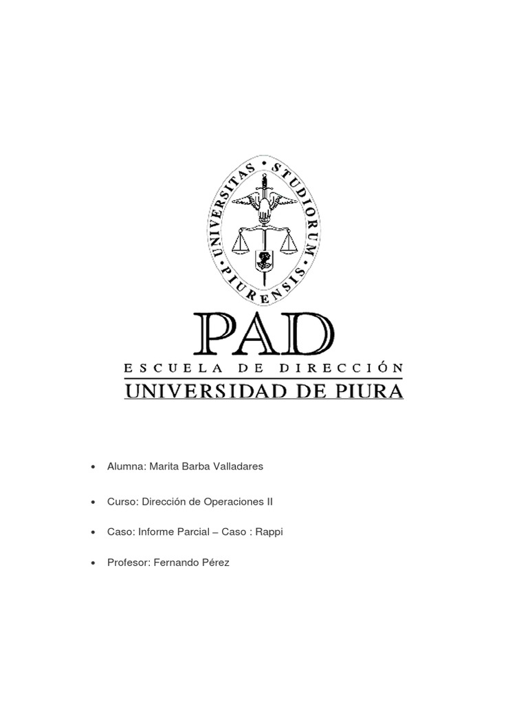 Informe Parcial Rappi F Docx Software Modelo De Negocio