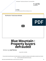 Blue Mountain - Property Buyers Defrauded - Sri Lanka Latest News