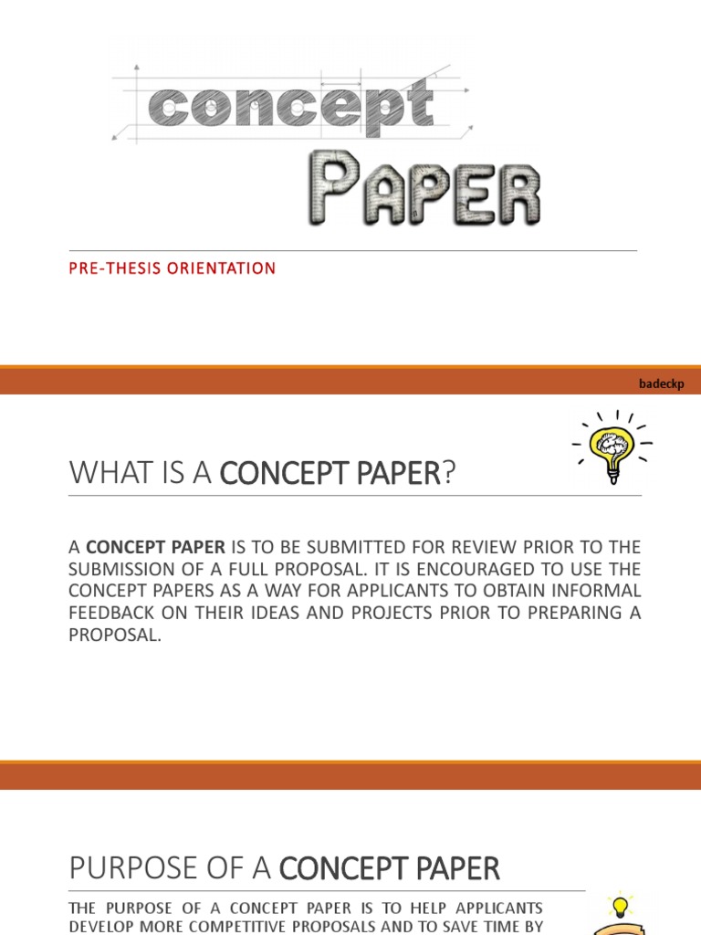 Concept Paper Structure and Purpose | PDF | Goal | Psychological Concepts