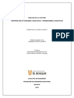 Centros de actividades logísticas y operadores logísticos