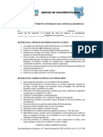 Termo de Consentimento Informado Para Cirurgias Abdominais