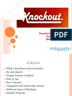 Knockout JS Presentation - Introduction to the Popular JavaScript MVVM Library