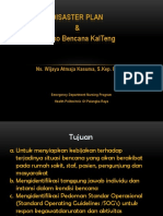 Disaster Plan & Resiko Bencana Kalteng: Ns. Wijaya Atmaja Kasuma, S.Kep. M.Kep