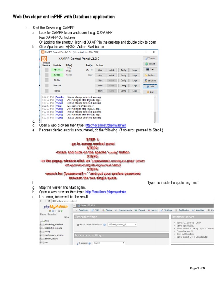 PHP Phpmyadmin Database App | PDF | Data Management | Computing