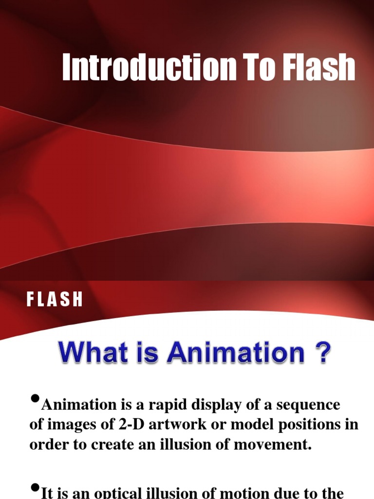 Introductiontoflash 140822110541 Phpapp02 | PDF | Adobe Flash ...