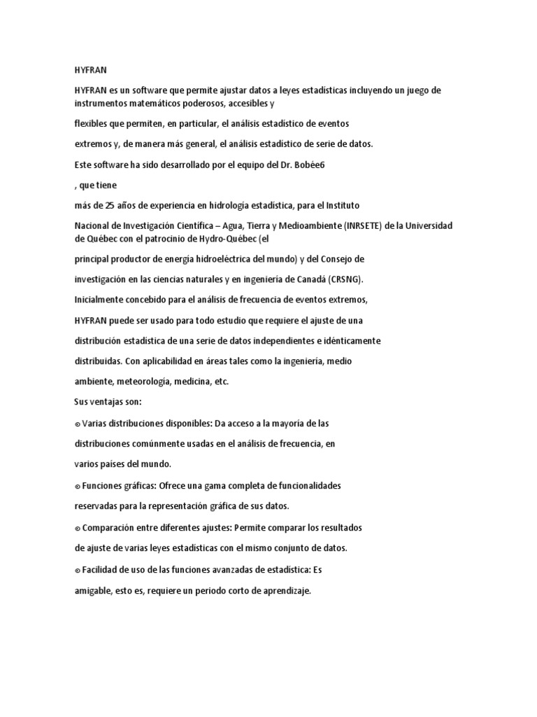 HYFRAN | PDF