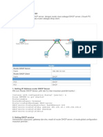 Konfigurasi DHCP SERVER, CLIENT, RELAY