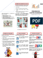 Prevencion Contra Incendios Triptico