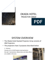 Okada Hotel: Projector Array