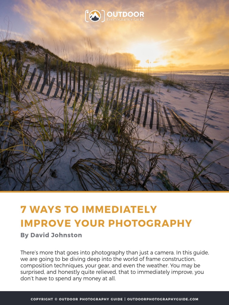 7 Ways To Immediately Improve Your Photography | PDF | Composition ...
