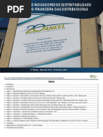 RELATÓRIO DE INDICADORES DE SUSTENTABILIDADE ECONÔMICO-FINANCEIRA DAS DISTRIBUIDORAS