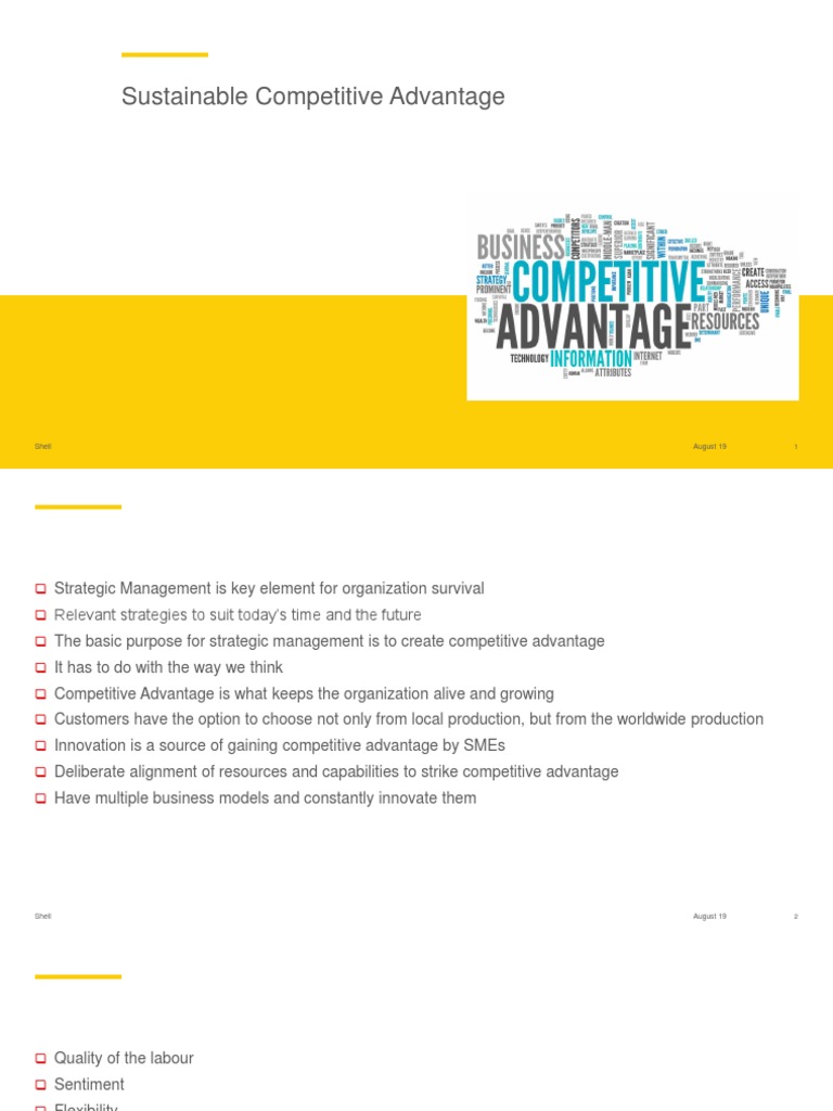 Strategic Management for Competitive Advantage | PDF | Finance & Money ...