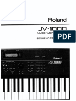 sequencer manual Roland JV-1000 