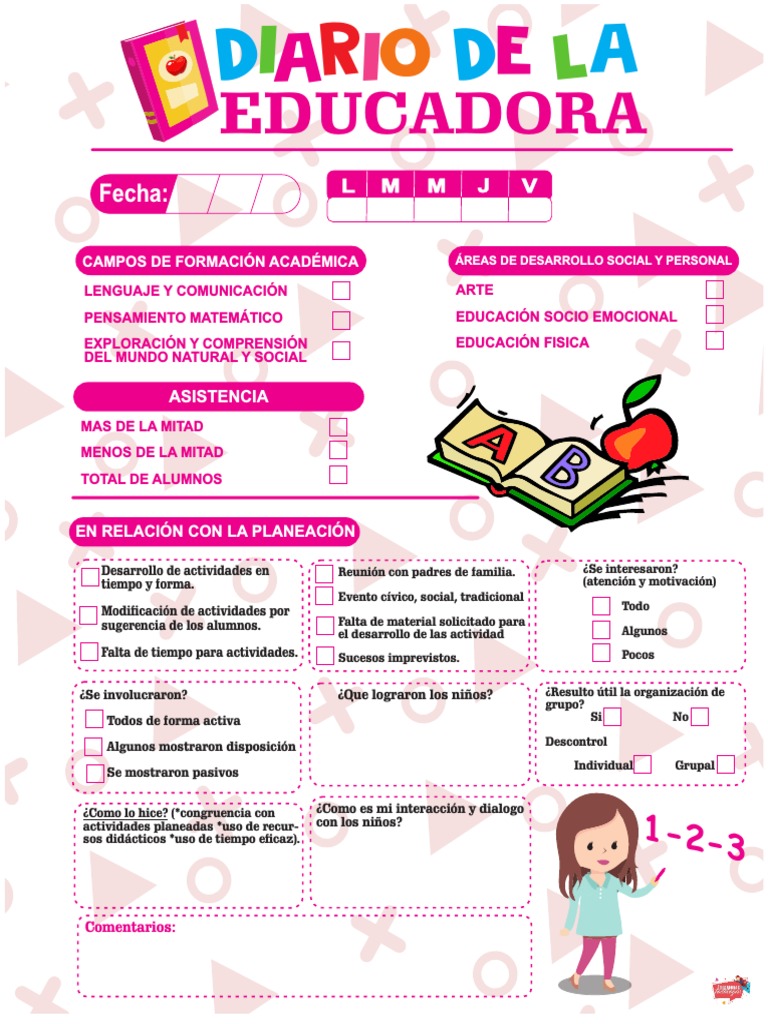 Diario de La Educadora PDF Epistemología Sicología