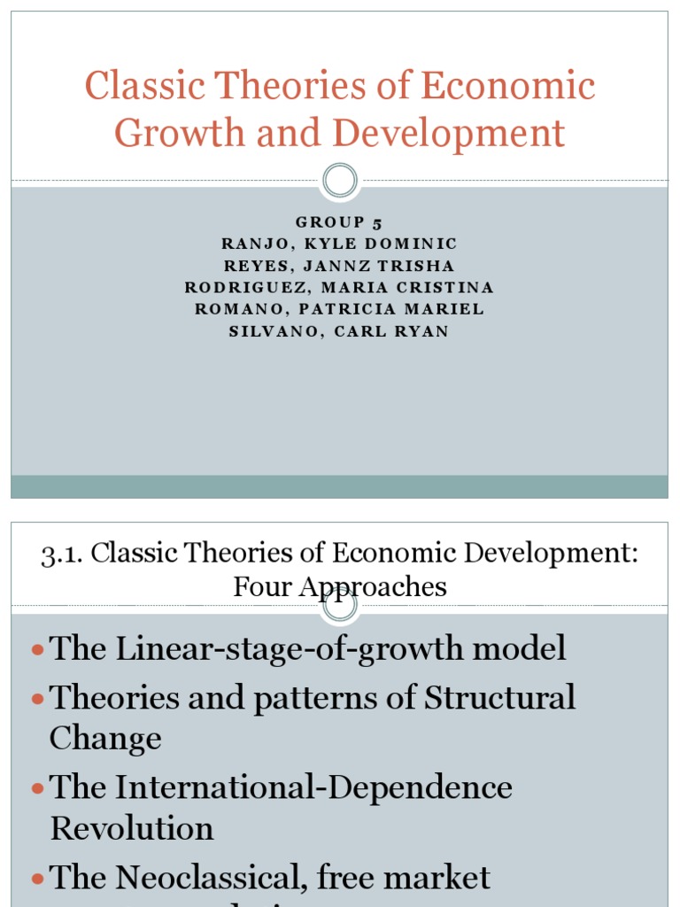Group 3 Economic Development | PDF | Economic Growth | Economics