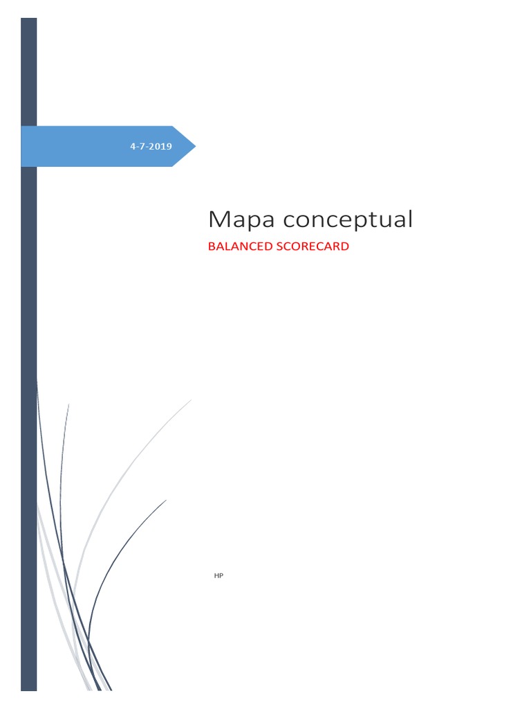 Mapa Conceptual Balanced Scorecard OK | PDF | Business | Economias