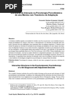 Estruturas de Interacao Na Psicoterapia Psicodinamica