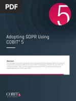 Adopting GDPR Using COBIT 5 Res Eng 0817