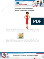 Learning Activity 1 / Actividad de Aprendizaje 1 Evidence: Blog "Presentations" / Evidencia: Blog "Presentaciones"