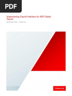 Implementing Payroll Interface For ADP Global Payroll