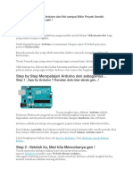 Panduan Mempelajari Arduino Dari Nol Sampai Bikin Proyek Sendiri Sederhana Dan Mudah Gan