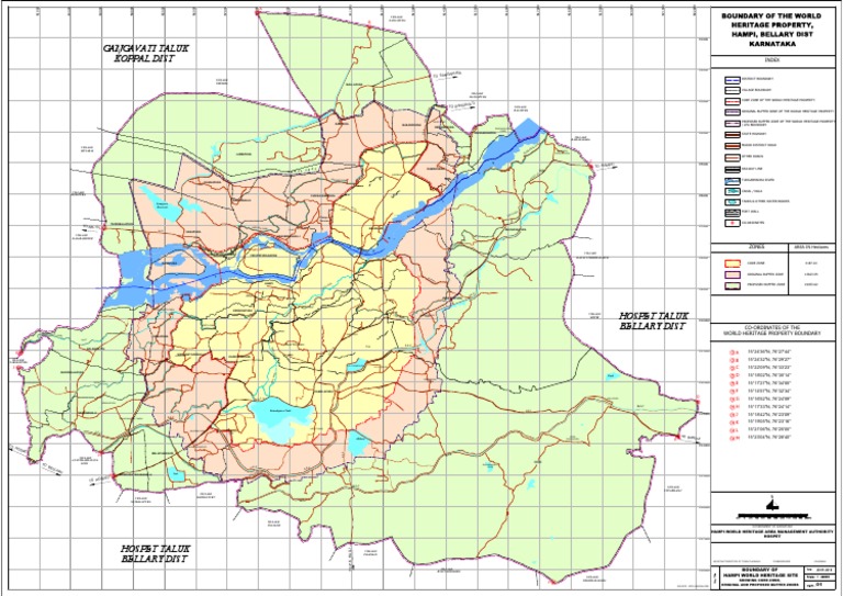Hampi - Cartographic Data - Drawing 11 | PDF | Nature