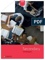 Secondary Catalogue 2018 Web