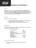 Chapter 7 - Inheritance and Interfaces