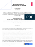 Reglamentación procedimiento elaboración TRD y TVD