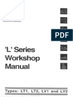 Lister Petter L Series Workshop Manual LT1 PDF